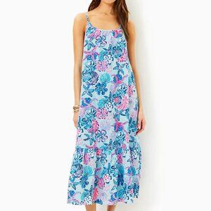 Lilly Pulitzer Amerie Linen Midi Dress